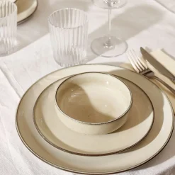Salt & Pepper Ontbijtbord Meridian Ivory 20 cm (Set van 4) Outlet