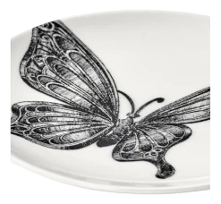 Ontbijtbord Serax Butterfly Unity White 12 cm