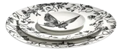 Ontbijtbord Serax Butterfly Unity White 12 cm