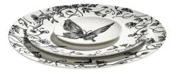 Ontbijtbord Serax Butterfly Unity White 12 cm