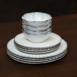 Ontbijtbord Serax Inku Tableware White M 21 cm