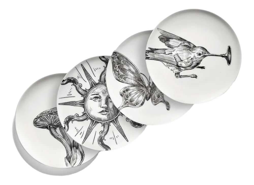 Serax Ontbijtbord Mushrooms Unity White 12 cm Clearance