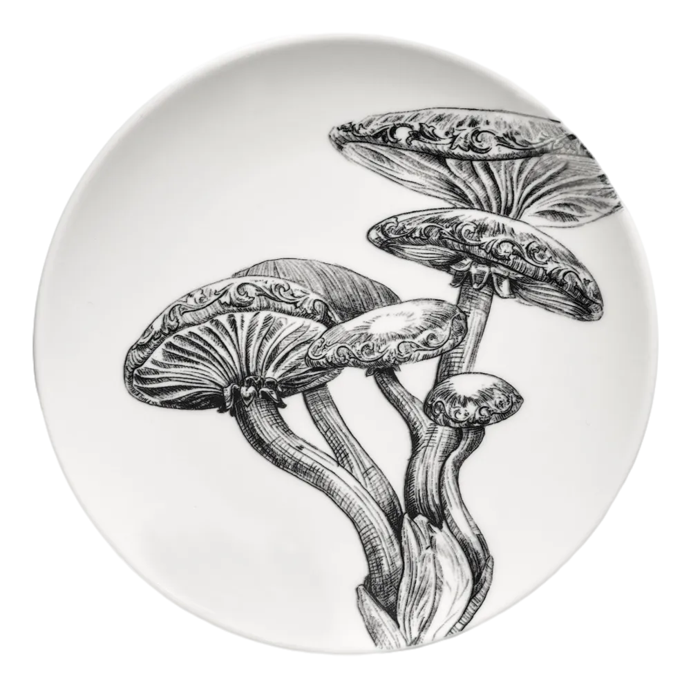 Serax Ontbijtbord Mushrooms Unity White 12 cm Clearance