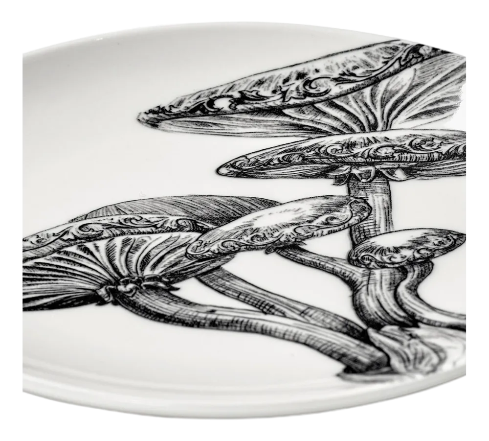 Serax Ontbijtbord Mushrooms Unity White 12 cm Clearance