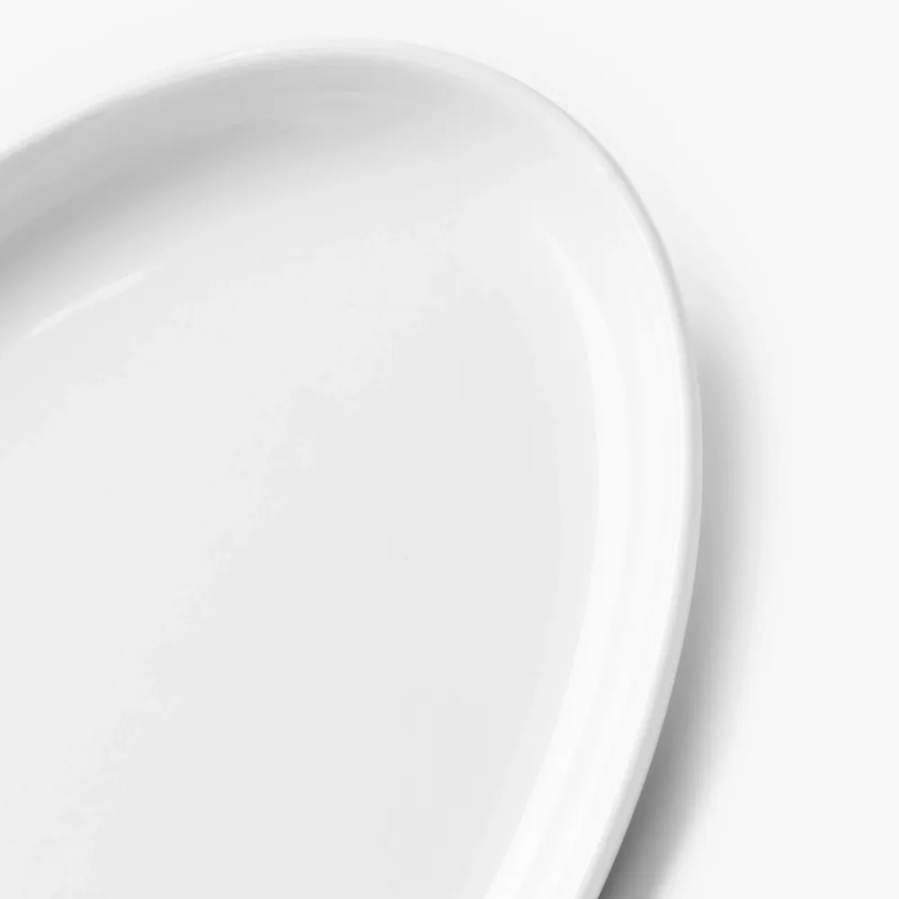 Serax Ontbijtbord Passe-Partout Tableware By Vincent Van D White Matt M Ovaal 29 x 18 cm Discount
