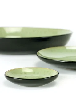 Serax Ontbijtbord Pure Tableware By Pascale Naessens Black Green M 16 cm Hot