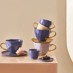 Ontbijtbord Urban Nature Culture Good Morning Purple Blue 17 cm