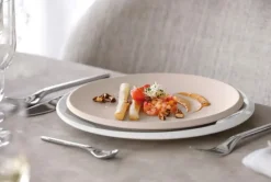 Ontbijtbord Villeroy & Boch NewMoon Beige 24 cm (Set van 6)