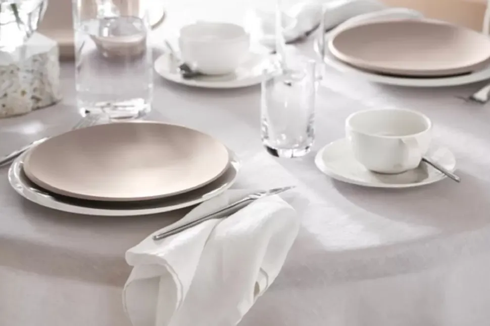 Ontbijtbord Villeroy & Boch NewMoon Beige 24 cm (Set van 6)