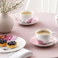 Ontbijtbord Villeroy & Boch Rose Garden Coupe 21 cm (6-Delig)