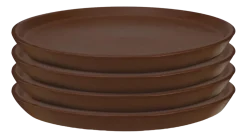 Ontbijtbord vtwonen Ceramic Brown 17 cm (Set van 4)