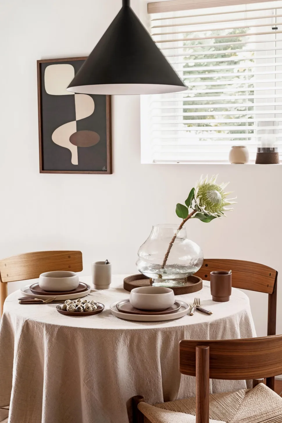 Ontbijtbord vtwonen Ceramic Brown 17 cm (Set van 4)