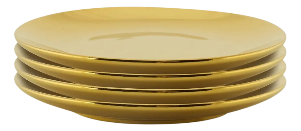 Ontbijtbord vtwonen Gold 12 cm (Set van 4)