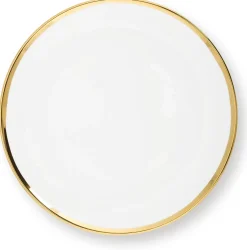 VT Wonen Ontbijtbord vtwonen White Gold 20 cm (Set van 2) Outlet