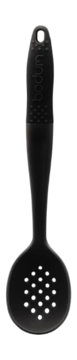 Opscheplepel Bodum Bistro Met Gaatjes Zwart 36,2 cm