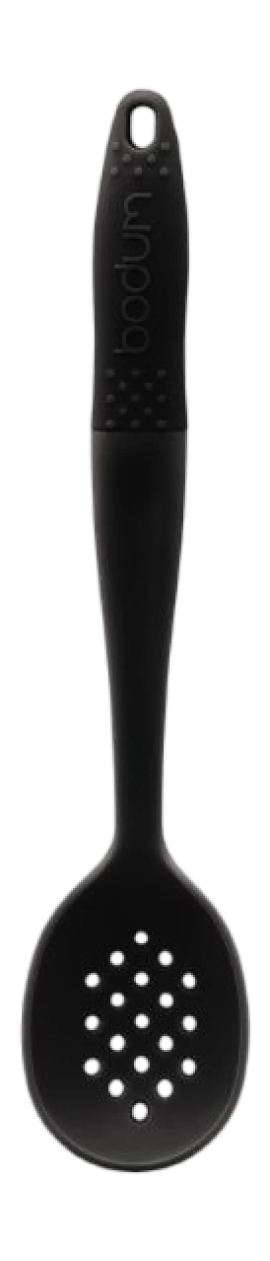 Opscheplepel Bodum Bistro Met Gaatjes Zwart 36,2 cm