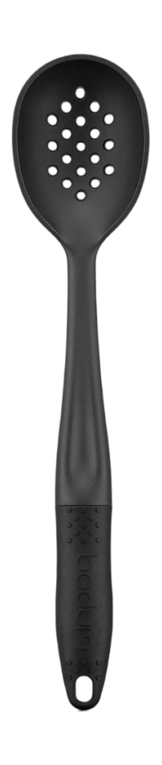 Opscheplepel Bodum Bistro Met Gaatjes Zwart 36,2 cm