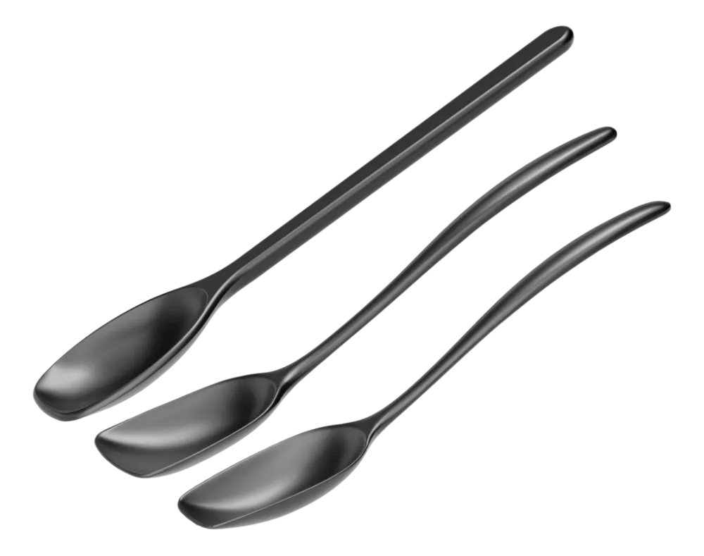 Rosti Opscheplepel Set Classic Carbon Black (Set van 3)