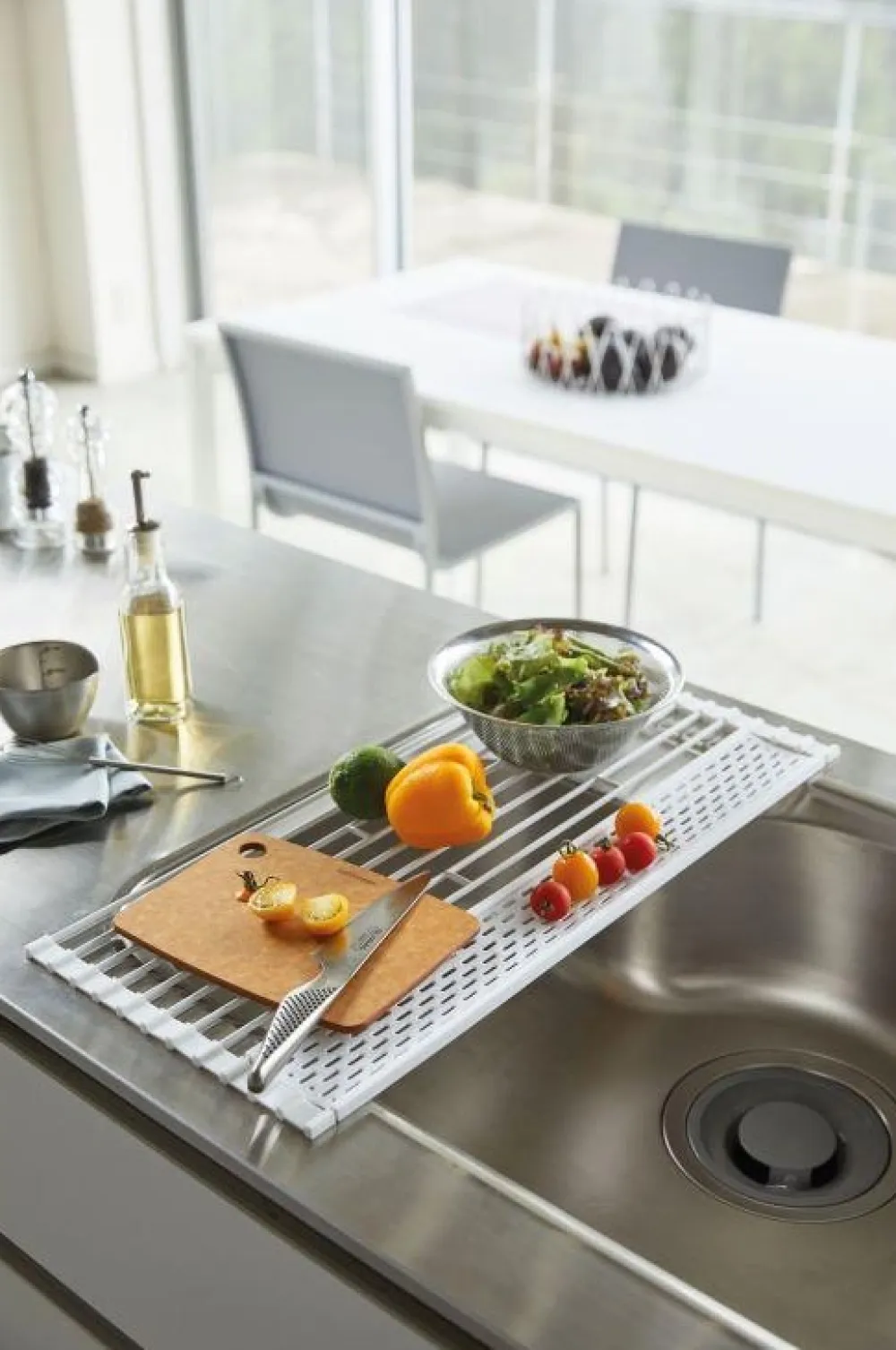Yamazaki Opvouwbare Afdruipmat Tower White Discount