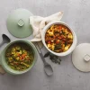 Ovenschaal BergHOFF Leo Line Balance Rond met Deksel 27,3 cm Moonmist Grey