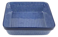 Bunzlau Castle Ovenschaal Blue Diamond Square 27 x 27 cm Outlet