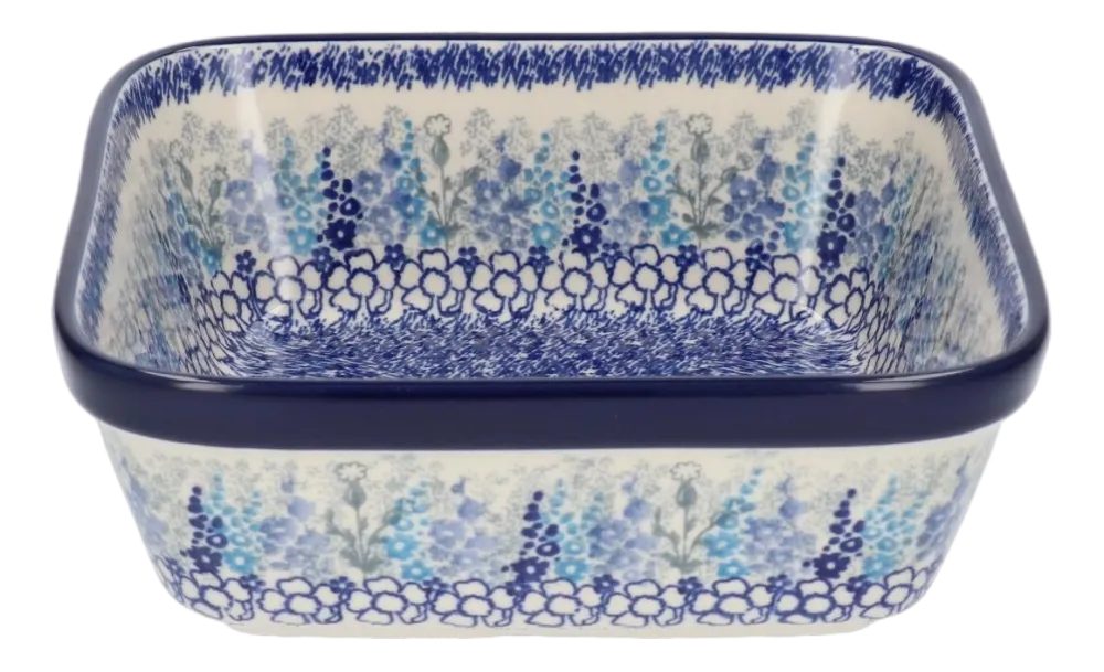 Bunzlau Castle Ovenschaal Delphinium Square 20 x 20 cm Discount