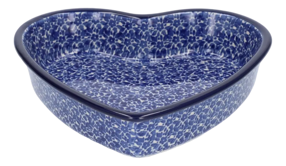 Ovenschaal Bunzlau Castle Hart Indigo (720 ml)