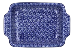 Ovenschaal Bunzlau Castle Met Handvaten Indigo (15,5 x 23,5 cm)