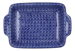 Bunzlau Castle Ovenschaal Met Handvaten Indigo (18,5 x 28 cm) Discount