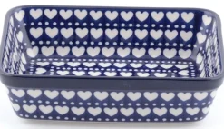 Bunzlau Castle Ovenschaal Rechthoekig Blue Valentine (19 x 24 cm)
