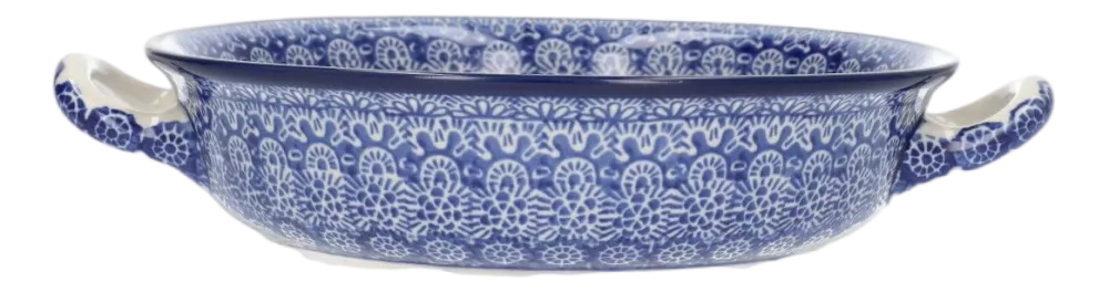 Bunzlau Castle Ovenschaal Rond Lace (Ø 21 cm) New