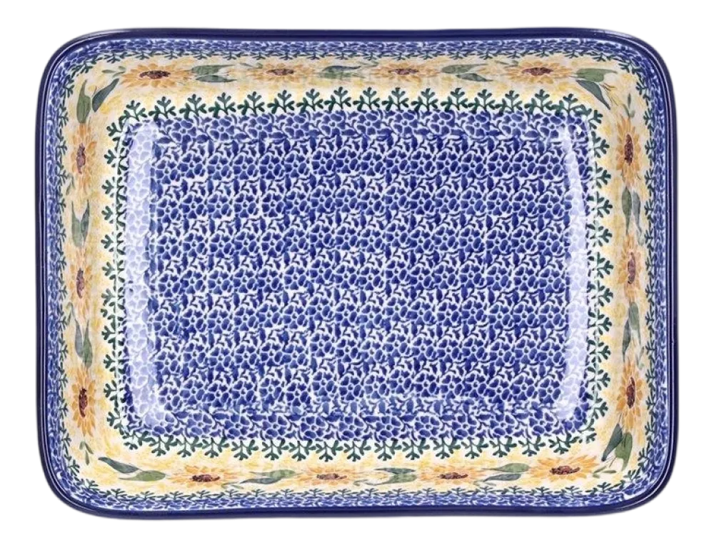 Bunzlau Castle Ovenschaal Van Gogh Museum Sunflowers Rectangular 24 x 19 cm Outlet