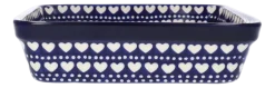 Ovenschaal Bunzlau Castle Vierkant Blue Valentine (27 x 27 cm)