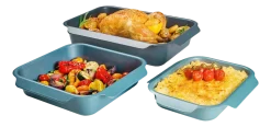 Joseph Joseph Ovenschaal Nest Blauw (3-delig) Clearance