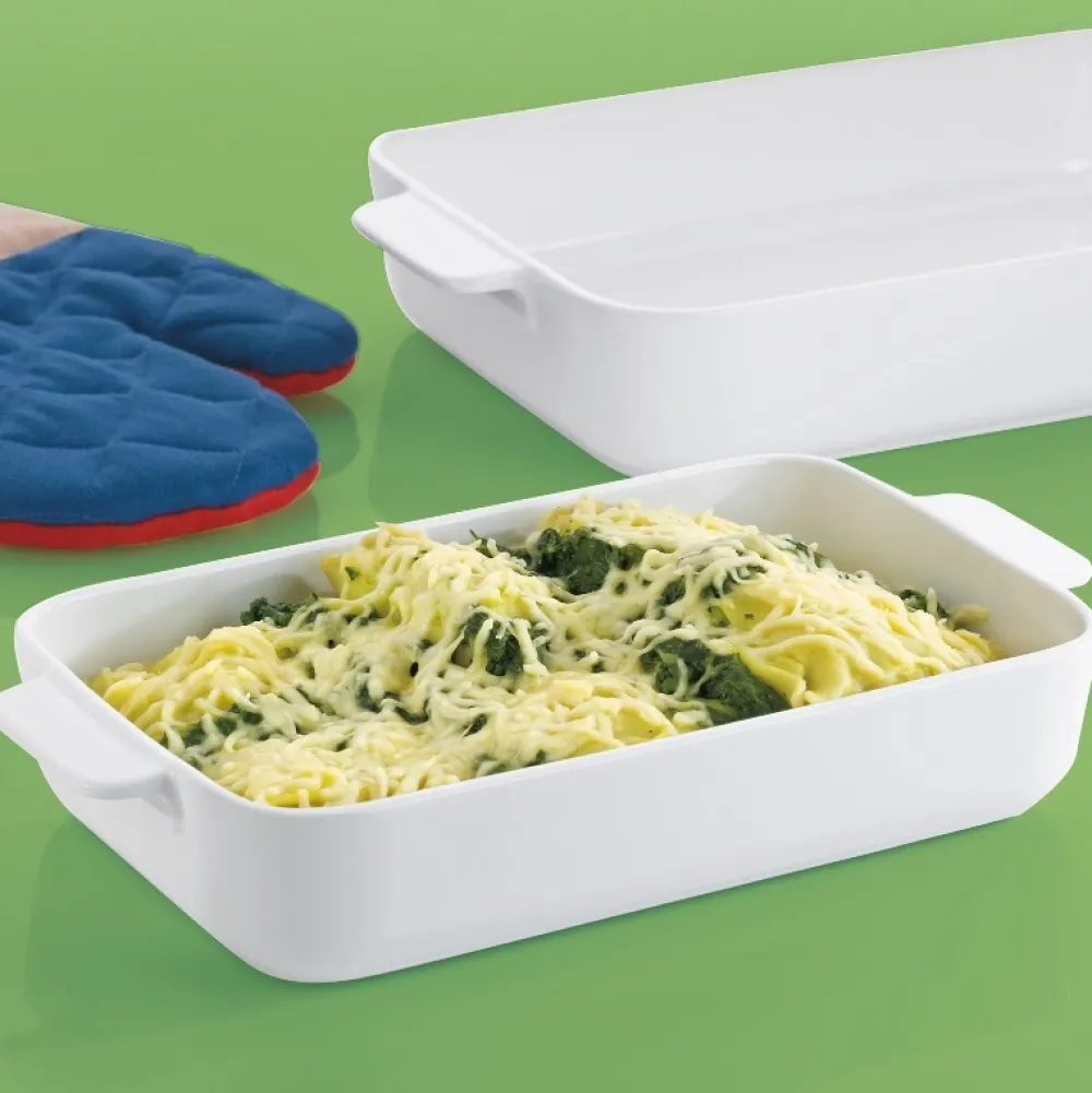 Kela Ovenschaal Ester Wit 22 x 13,5 cm New