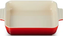 Le Creuset Ovenschaal Classic Vierkant Kersenrood 23 cm Clearance