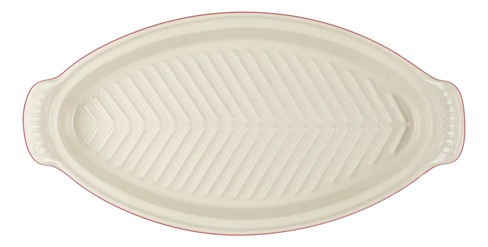 Ovenschaal Le Creuset Heritage Vis Kersenrood 34 cm