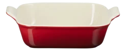 Le Creuset Ovenschaal Heritage Vierkant Kersenrood 23 cm Outlet