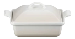 Le Creuset Ovenschaal Heritage Vierkant met Deksel Meringue 23 cm Online