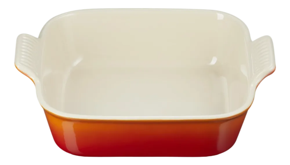 Le Creuset Ovenschaal Heritage Vierkant Oranjerood 23 cm New
