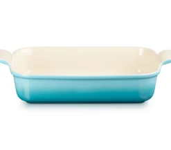 Ovenschaal Le Creuset Rechthoek Caribbean Blue 32 x 24 cm