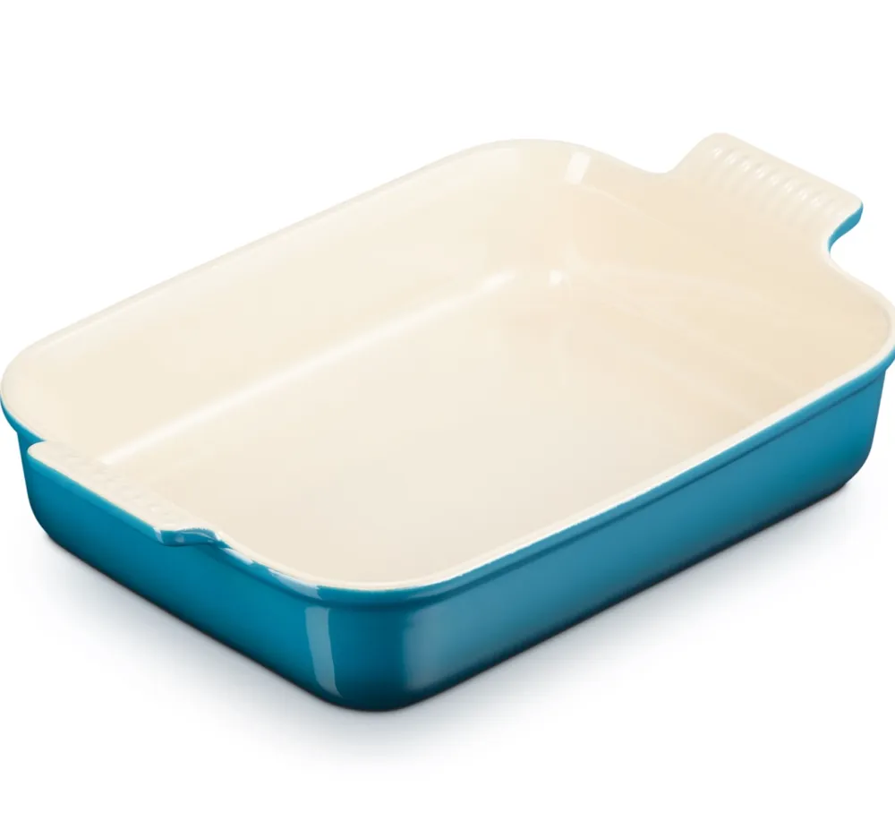 Le Creuset Ovenschaal Rechthoek Deep Teal 32 x 24 cm Online