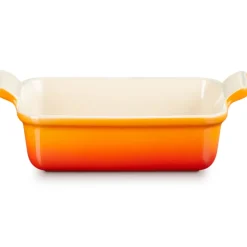 Le Creuset Ovenschaal Rechthoek Oranjerood 19 x 14 cm Sale