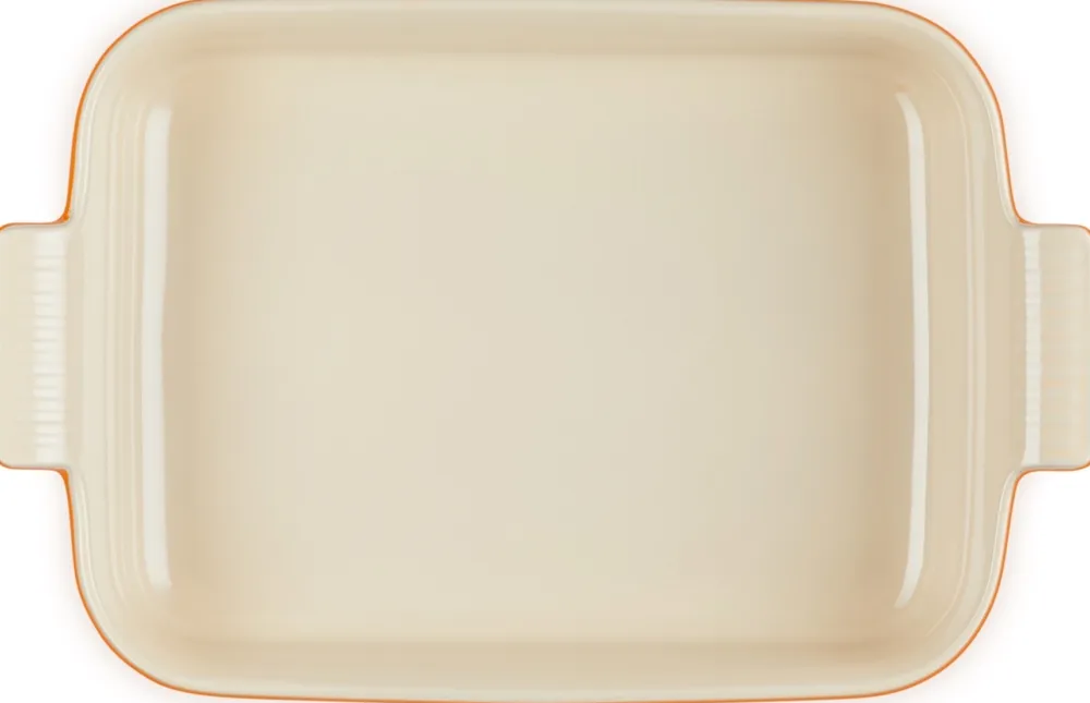 Le Creuset Ovenschaal Rechthoek Oranjerood 32 x 24 cm New
