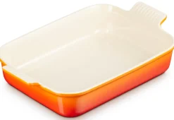 Le Creuset Ovenschaal Rechthoek Oranjerood 32 x 24 cm New