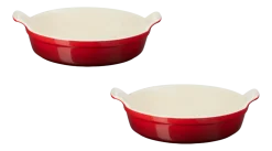 Le Creuset Ovenschaal Rond Kersenrood 20/24 cm (2-Delig) New