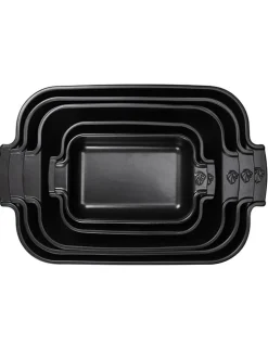 Peugeot Ovenschaal Appolia Rechthoekig Satijnzwart 22 cm New