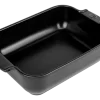 Peugeot Ovenschaal Appolia Rechthoekig Satijnzwart 25 cm Outlet