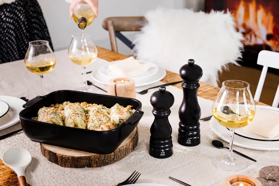 Ovenschaal Peugeot Appolia Vierkant Satijnzwart 21 cm