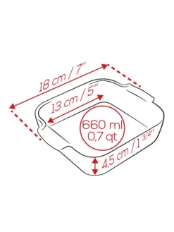 Peugeot Ovenschaal Appolia Vierkant Ecru 18 cm Best